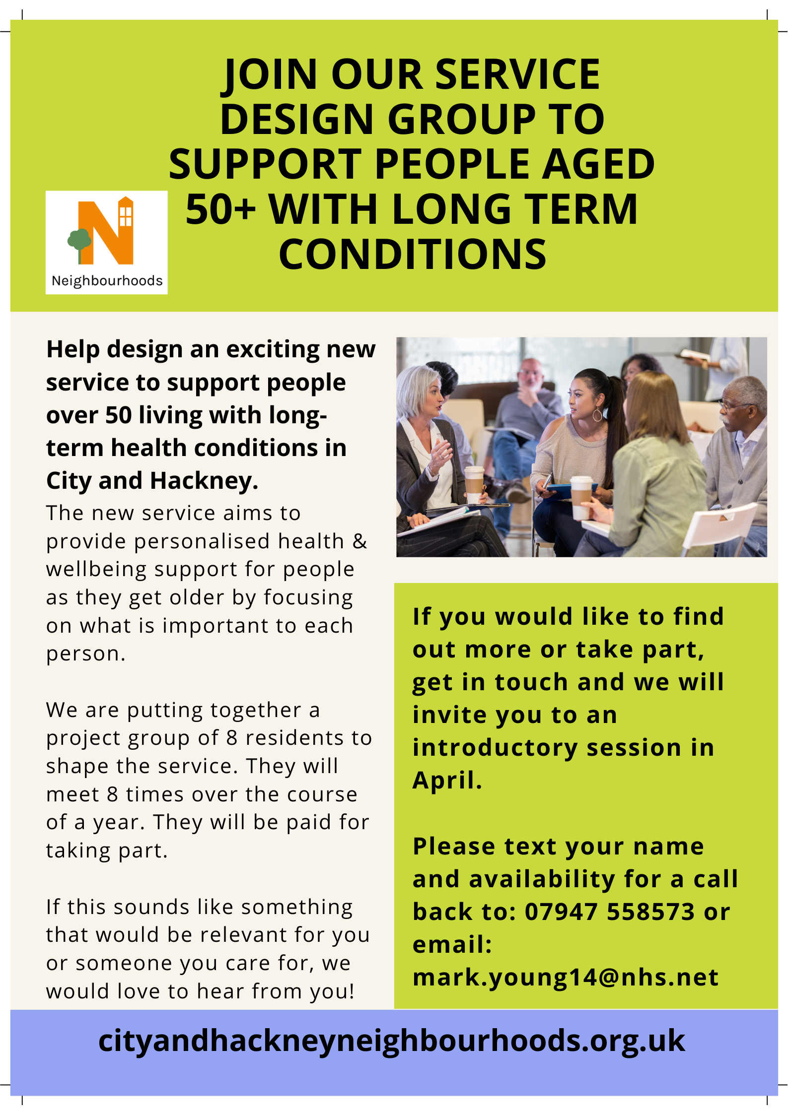 Neighbourhoods opportunity