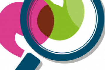 Healthwatch logo with a magnifying glass