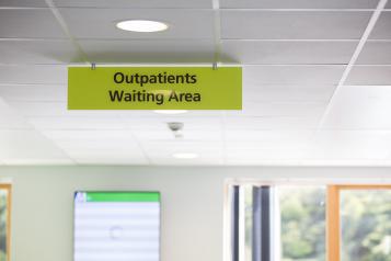 image of outpatients waiting area