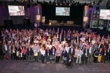 gathering of several people at  healthwatch event 