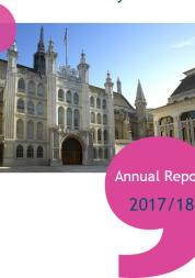 Photo of Guildhall, annual report 2017-18