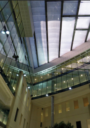 Glass Foyer of St Bartholomew's Hospital
